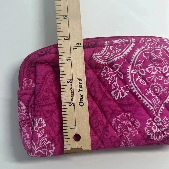 NWT Vera Bradley Stamped Paisley Zippered Medium Cosmetic Case - Picture 6 of 7
